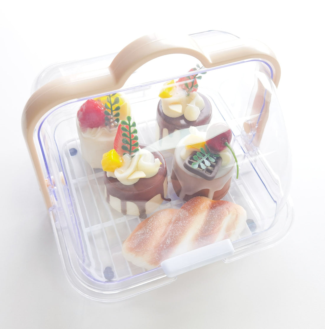 Clear Roll-Top Tabletop Food Storage Box